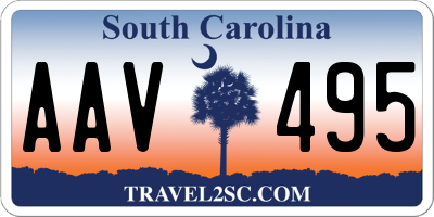 SC license plate AAV495