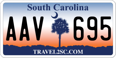 SC license plate AAV695