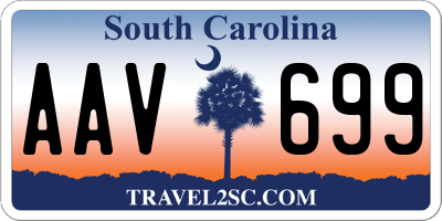 SC license plate AAV699