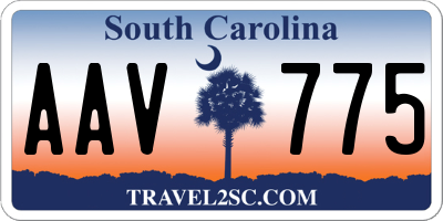 SC license plate AAV775