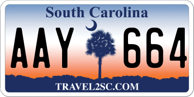 SC license plate AAY664