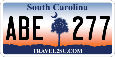 SC license plate ABE277