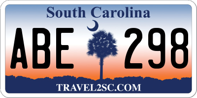 SC license plate ABE298