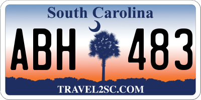 SC license plate ABH483