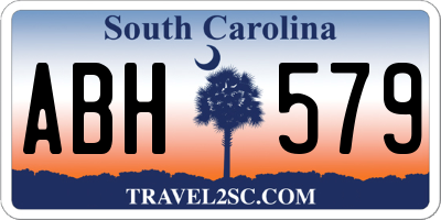 SC license plate ABH579