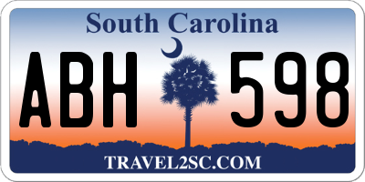 SC license plate ABH598