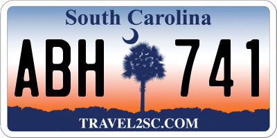 SC license plate ABH741