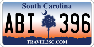 SC license plate ABI396