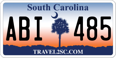 SC license plate ABI485