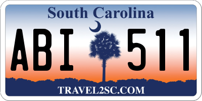 SC license plate ABI511