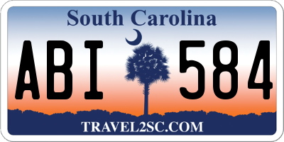 SC license plate ABI584