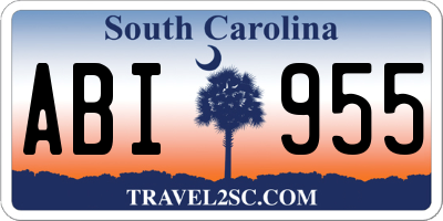 SC license plate ABI955