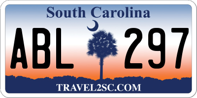 SC license plate ABL297
