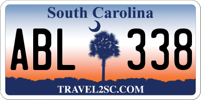 SC license plate ABL338