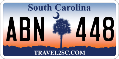 SC license plate ABN448