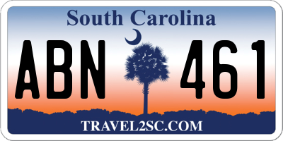 SC license plate ABN461