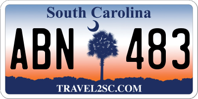 SC license plate ABN483