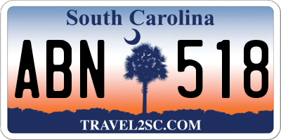 SC license plate ABN518