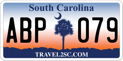 SC license plate ABP079