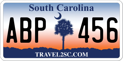 SC license plate ABP456