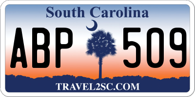 SC license plate ABP509