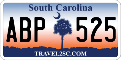 SC license plate ABP525