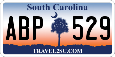 SC license plate ABP529