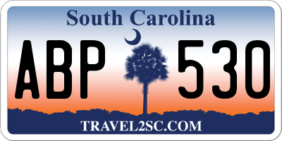 SC license plate ABP530