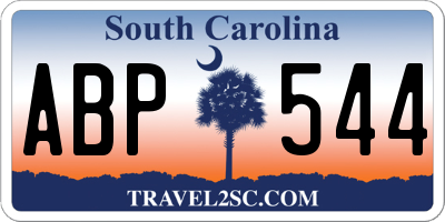 SC license plate ABP544