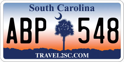 SC license plate ABP548