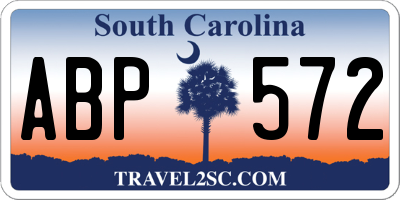 SC license plate ABP572