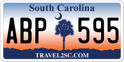 SC license plate ABP595