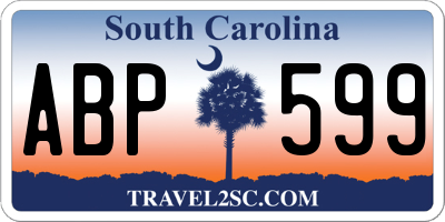 SC license plate ABP599