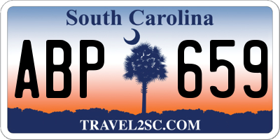 SC license plate ABP659