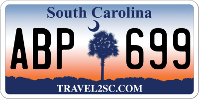 SC license plate ABP699