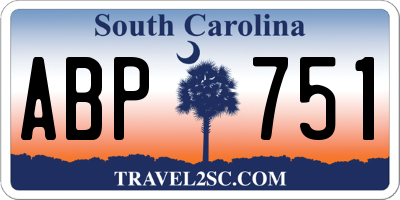 SC license plate ABP751