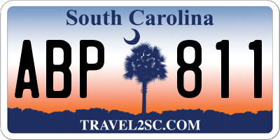SC license plate ABP811