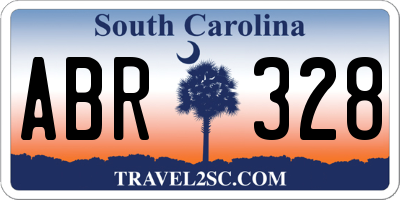 SC license plate ABR328