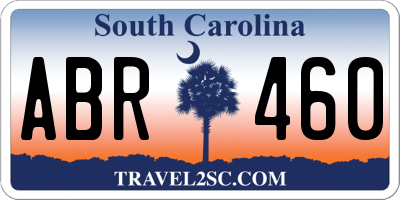 SC license plate ABR460