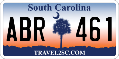 SC license plate ABR461