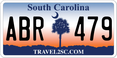 SC license plate ABR479