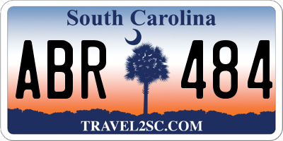 SC license plate ABR484