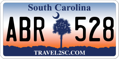 SC license plate ABR528