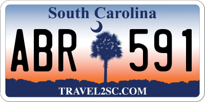 SC license plate ABR591