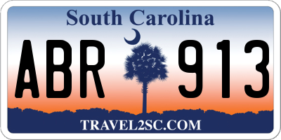 SC license plate ABR913