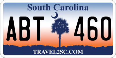 SC license plate ABT460