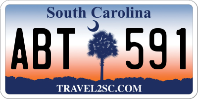 SC license plate ABT591