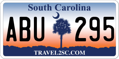 SC license plate ABU295