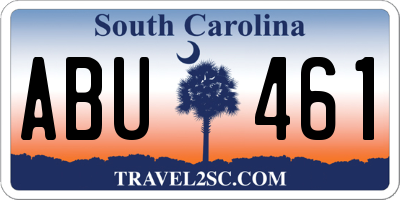 SC license plate ABU461