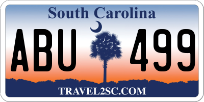 SC license plate ABU499